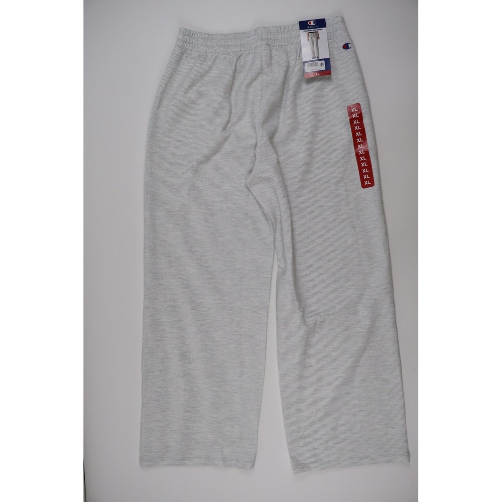 Champion Air Layer Rib Wide Leg Pant Gray Heather XL NWT
